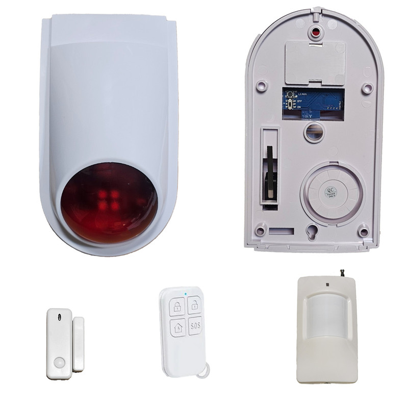 پک آژیر دزدگیر اماکن مدل PZS-106WT+A