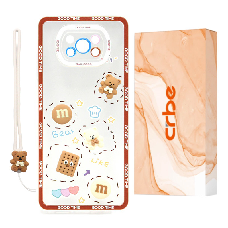 کاور کربی مدل Biscuit1 مناسب برای گوشی موبایل شیائومی Poco X3 /  X3 Pro /  X3 NFC به همراه بند آویز