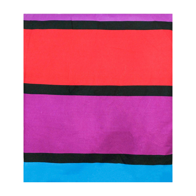 کاور تشک مهمان آدنو مدل Colored stripes کد CH41 یک نفره سایز 90x190 سانتی متر