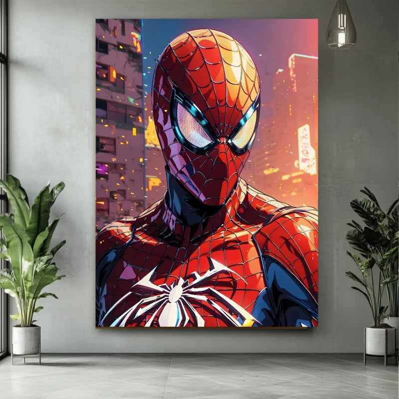 تابلو بوم طرح مخمل اسپایدرمن مدل مارول کد M379