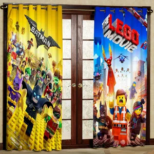 پرده مدل LEGO هازان پانچی کد 1843 سایز 140x200 سانتی متر
