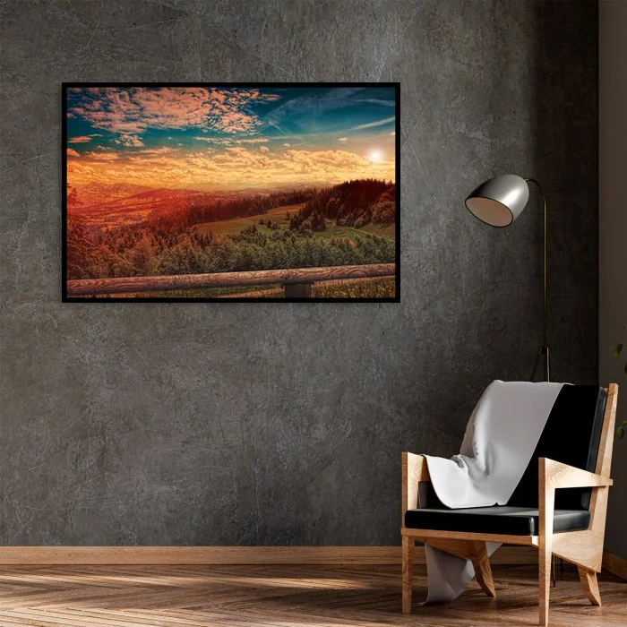 تابلو بکلیت طرح منظره طبیعت تابستانی مدل B-D1965