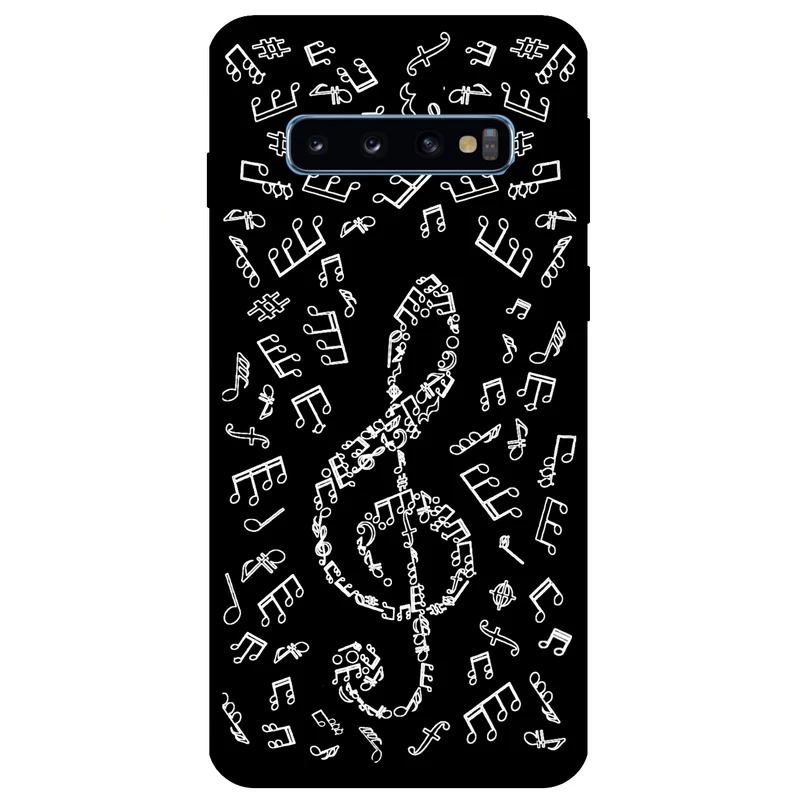 کاور مگافون طرح نوت موسیقی مدل 1370 مناسب برای گوشی موبایل سامسونگ Galaxy S10 Plus   