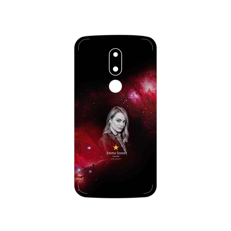 برچسب پوششی ماهوت مدل Emma Stone مناسب برای گوشی موبایل موتورولا Moto M