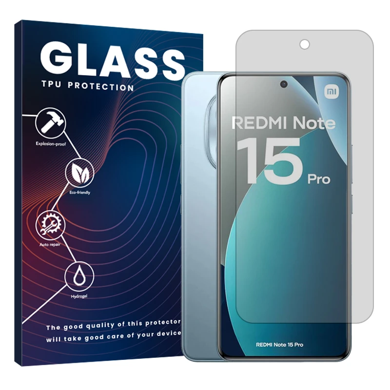 محافظ صفحه نمایش مات گلس مدل Resistant مناسب برای گوشی موبایل شیائومی Redmi Note 15 Pro 4G