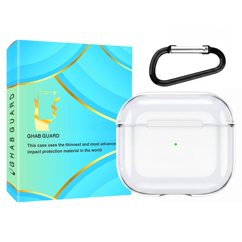 کاور قاب گارد مدل JELSE مناسب برای کیس اپل AirPods 3 به همراه قلاب