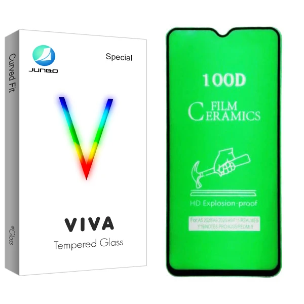 محافظ صفحه نمایش سرامیکی جانبو مدل Viva Glass مناسب برای گوشی موبایل سامسونگ Galaxy A20s