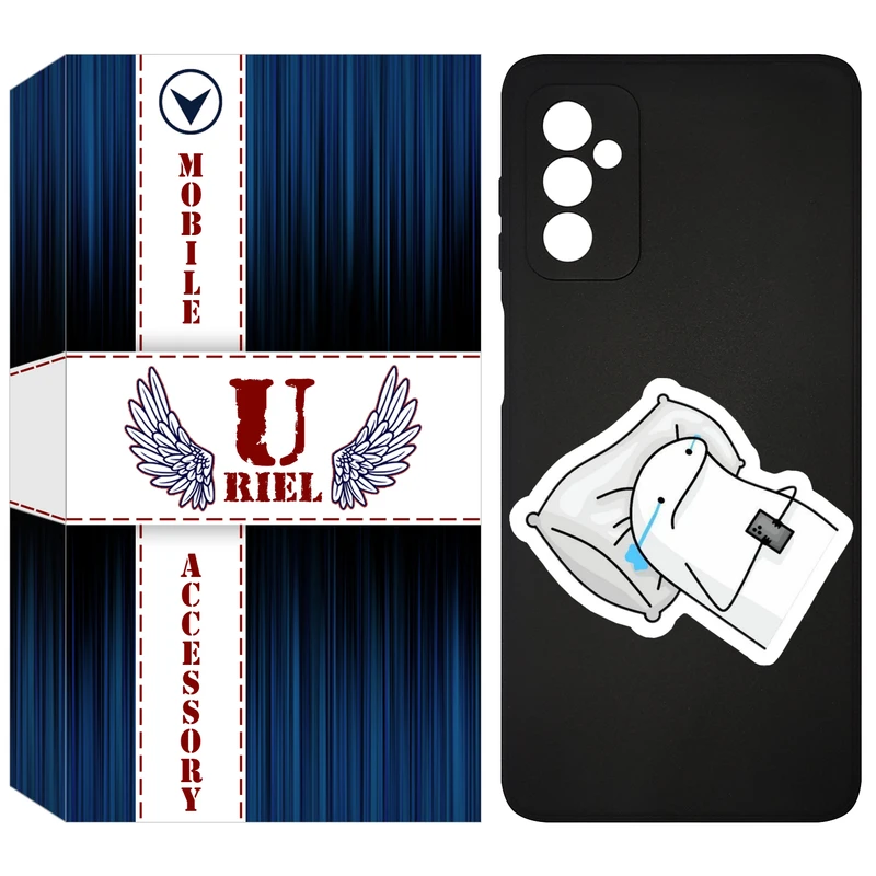 کاور یوریل مدل KSH کد 81 طرح غمگین مناسب برای گوشی موبایل سامسونگ Galaxy F13 4G / M13 4G / M23