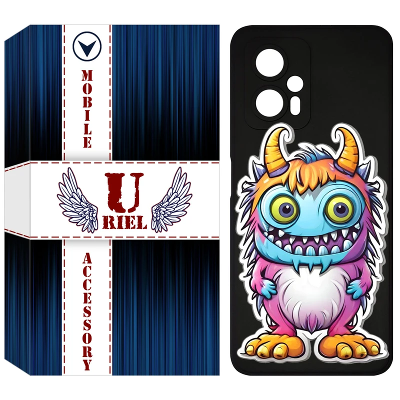 کاور یوریل مدل KSH کد 50 طرح میکروب مناسب برای گوشی موبایل شیائومی Poco X4 GT