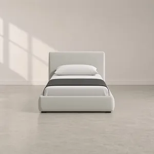 تخت خواب ملامینه یک نفره مدل نیکا سایز 120×200 سانتی‌متر