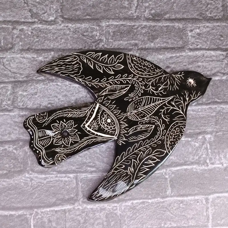 دیوارکوب سرامیکی مدل پرنده