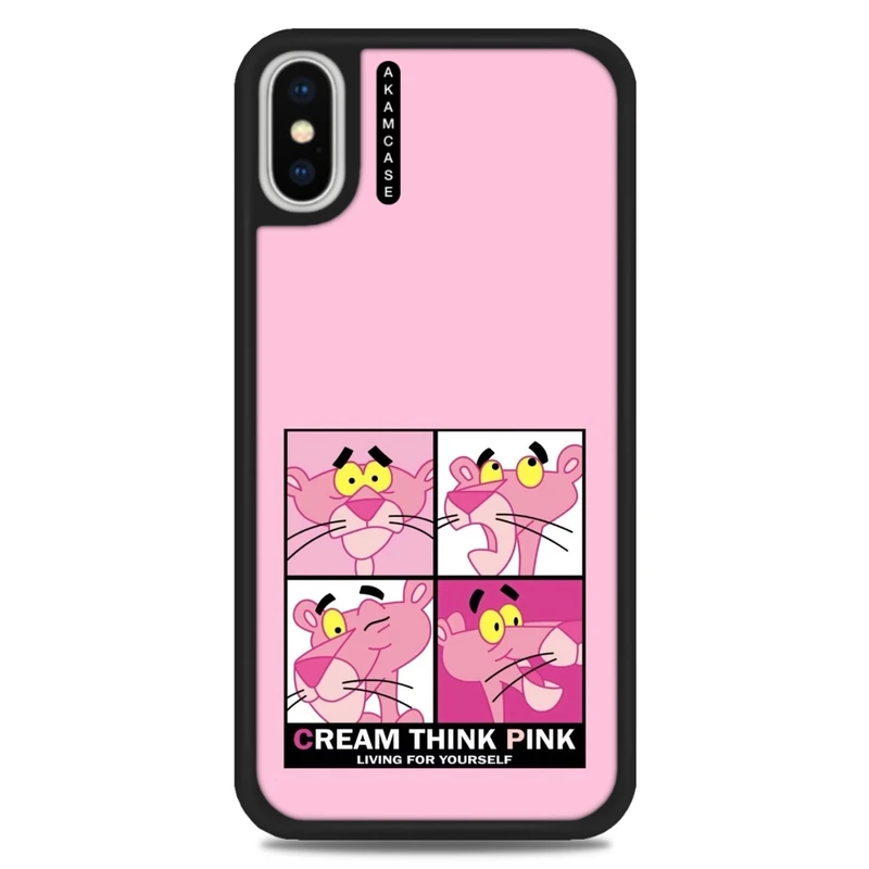 کاور آکام مدل AMC-WAX-PINK PANTHER15 مناسب برای گوشی موبایل اپل iPhone X/Xs