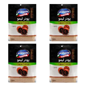گرد لیمو سبزفام - 50 گرم بسته 4 عددی