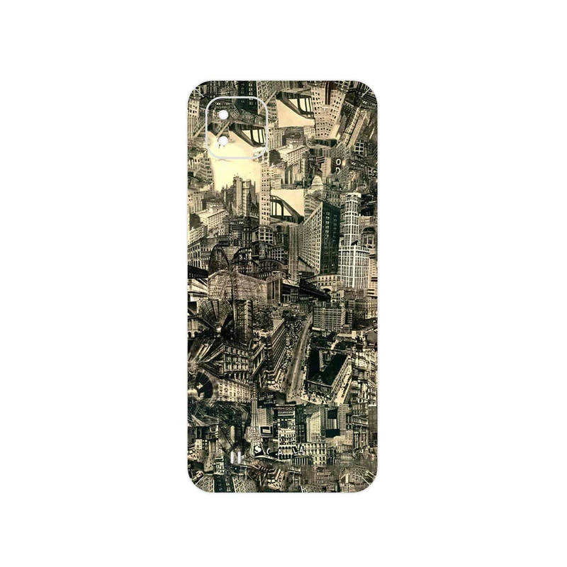 برچسب پوششی ماهوت مدل Collage of Skyscraper مناسب برای گوشی موبایل ریلمی C11 2021