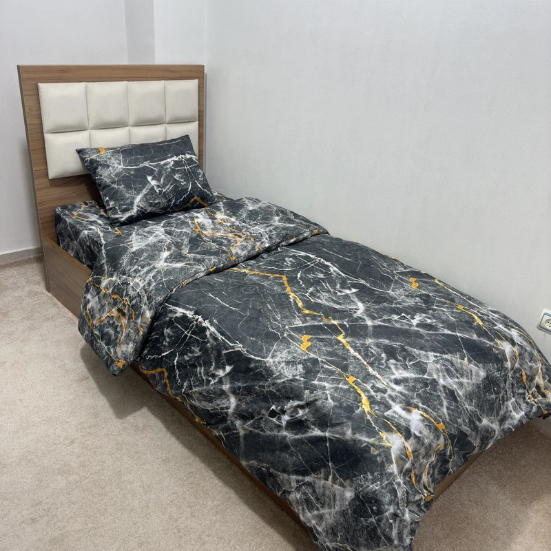 سرویس ملحفه 1 نفر 3 تکه ناتوسا مدل لوتوس کد 90