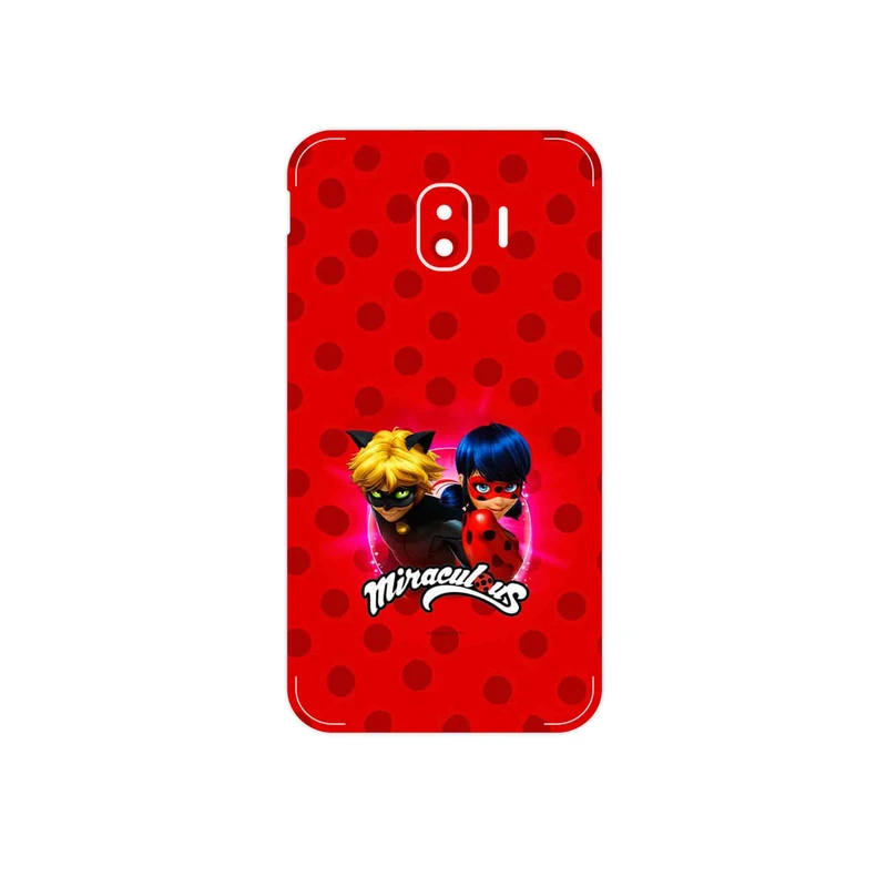 برچسب پوششی ماهوت مدل Ladybug and Cat Noir مناسب برای گوشی موبایل سامسونگ Galaxy J2 Pro 2018