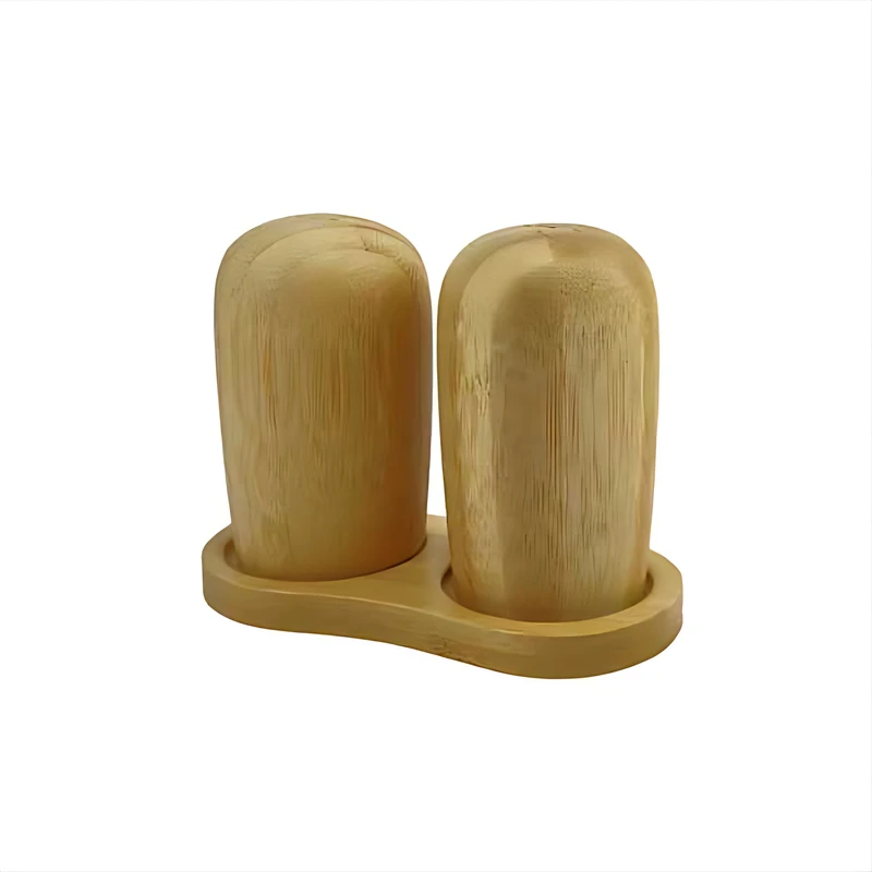 نمکدان چوبی مدل soosoo01 بسته 2 عددی