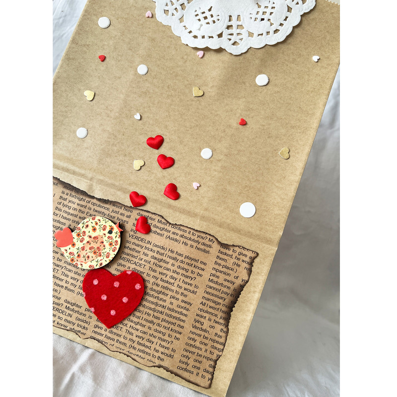 پاکت هدیه مدل پرنده عشق کد 20.30