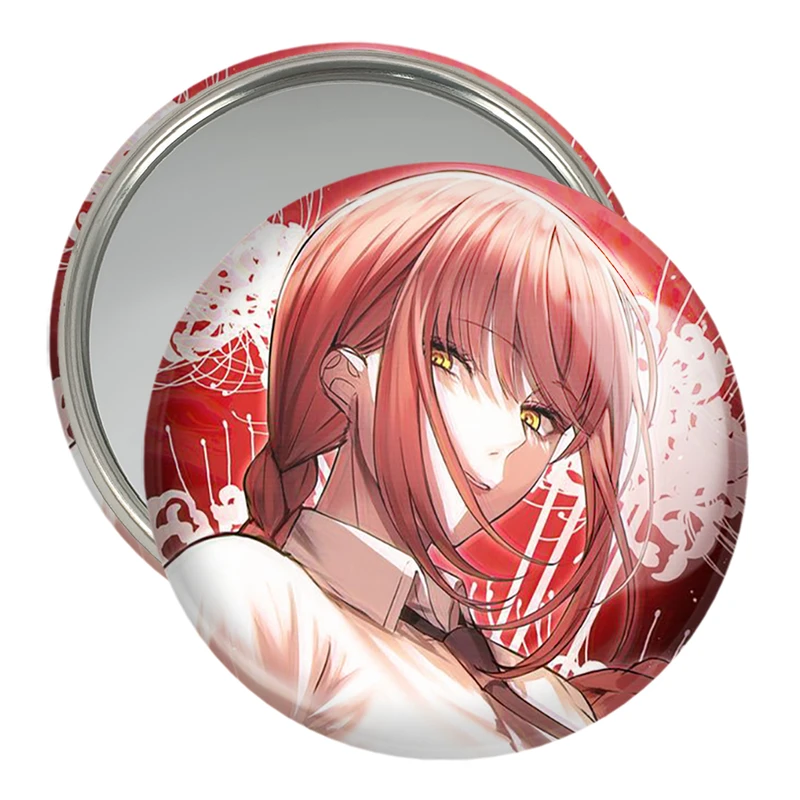 آینه جیبی خندالو مدل ماکیما انیمه مرد اره ای Chainsaw Man  کد 17876