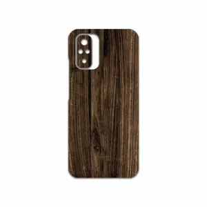 MAHOOT Dark-Walnut-Wood Cover Sticker for Xiaomi Redmi Note 10s