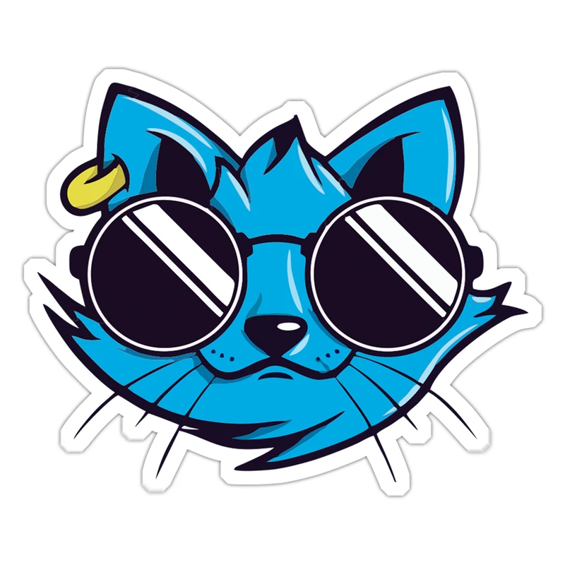 استیکر لپ تاپ طرح گربه مدل ct33