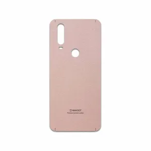 MAHOOT Rose Gold Leather Cover Sticker for Motorola One Action