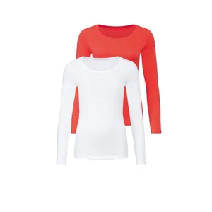 تی شرت استین بلند زنانه اسمارا مدل 328812 بسته دو عددی