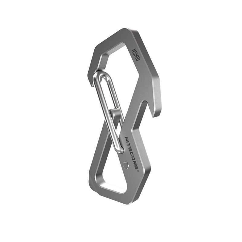 ابزار چندکاره سفری نایت کر مدل NSH10 MULTIUSE TITANIUM SNAP HOOK