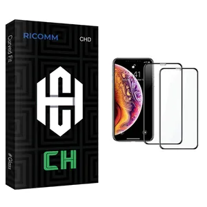 Ricomm CH glass Screen Protector For Apple  iPhone X/XS Pack Of 2