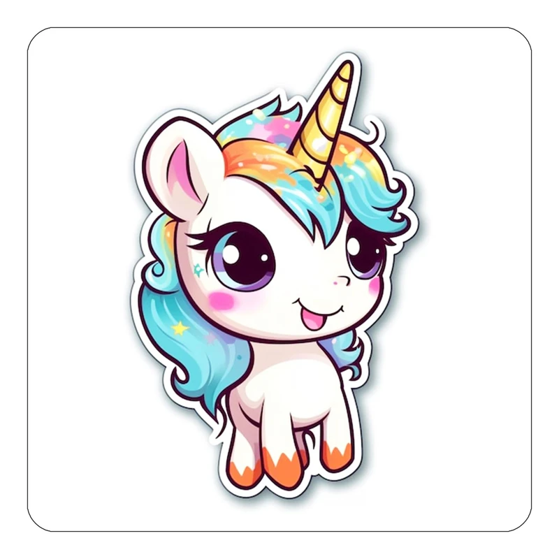 مگنت کاکتی طرح اسب تک شاخ و یونیکورن مدل mp32048