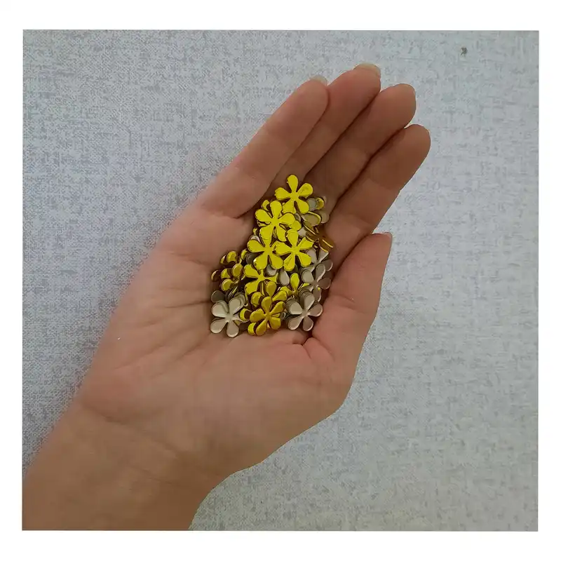 نگین مدل حرارتی طرح شکوفه بهاری بسته 50 عددی