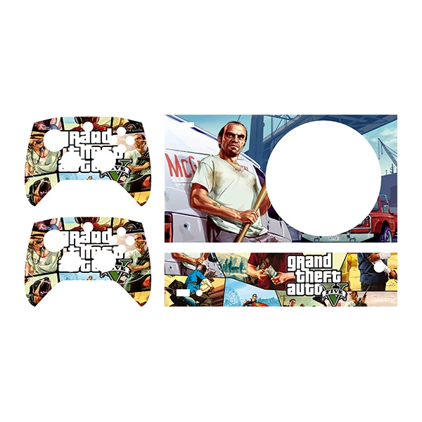 برچسب کنسول بازی ایکس باکس series s مدل GTA کد6 مجموعه 4 عددی