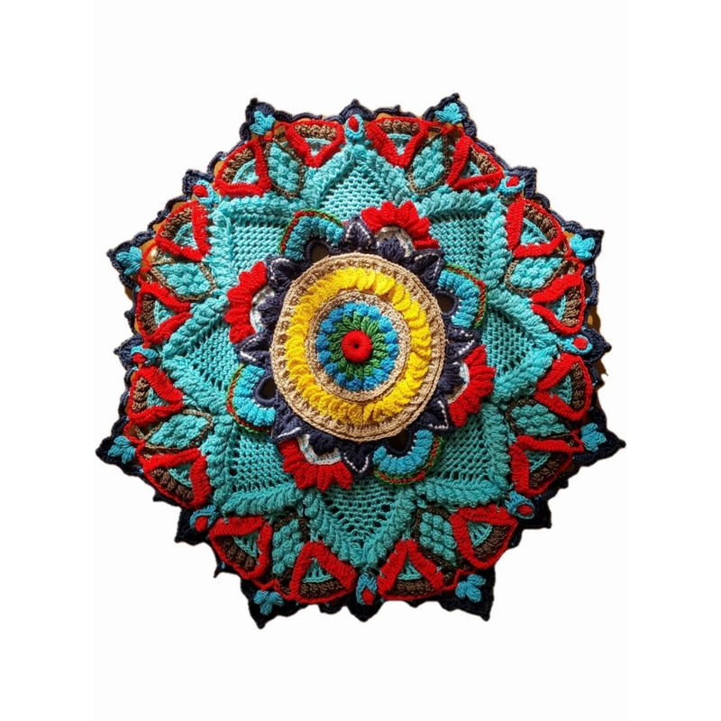 رومیزی طرح ماندالا غوغا MS1003