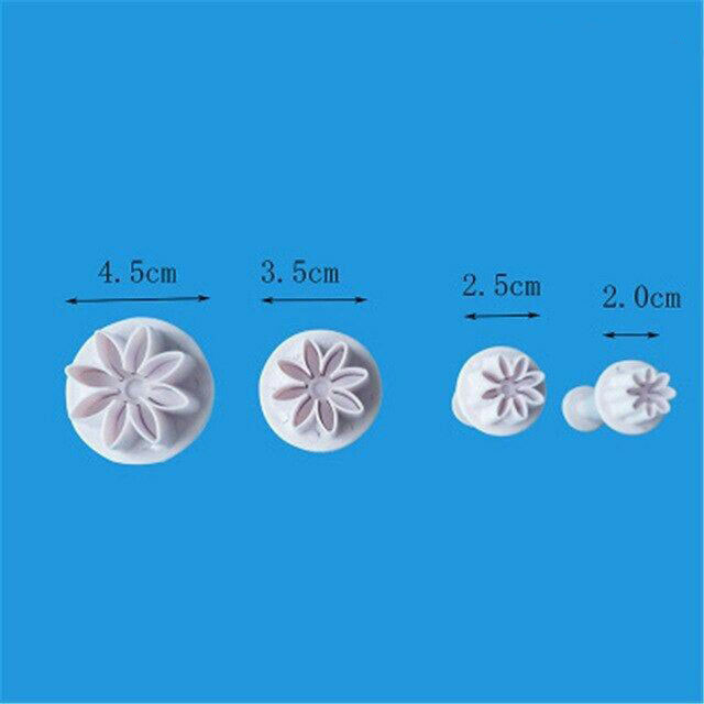 قالب شیرینی به گز مدل گل مینا مجموعه 4 عددی