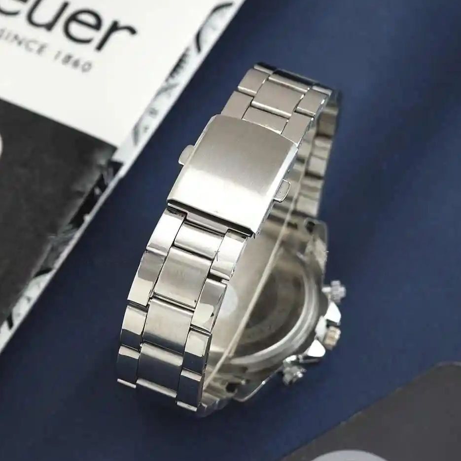 ساعت مچی عقربهای مردانه والار مدل تک موتور دورنگین 01 - - 2