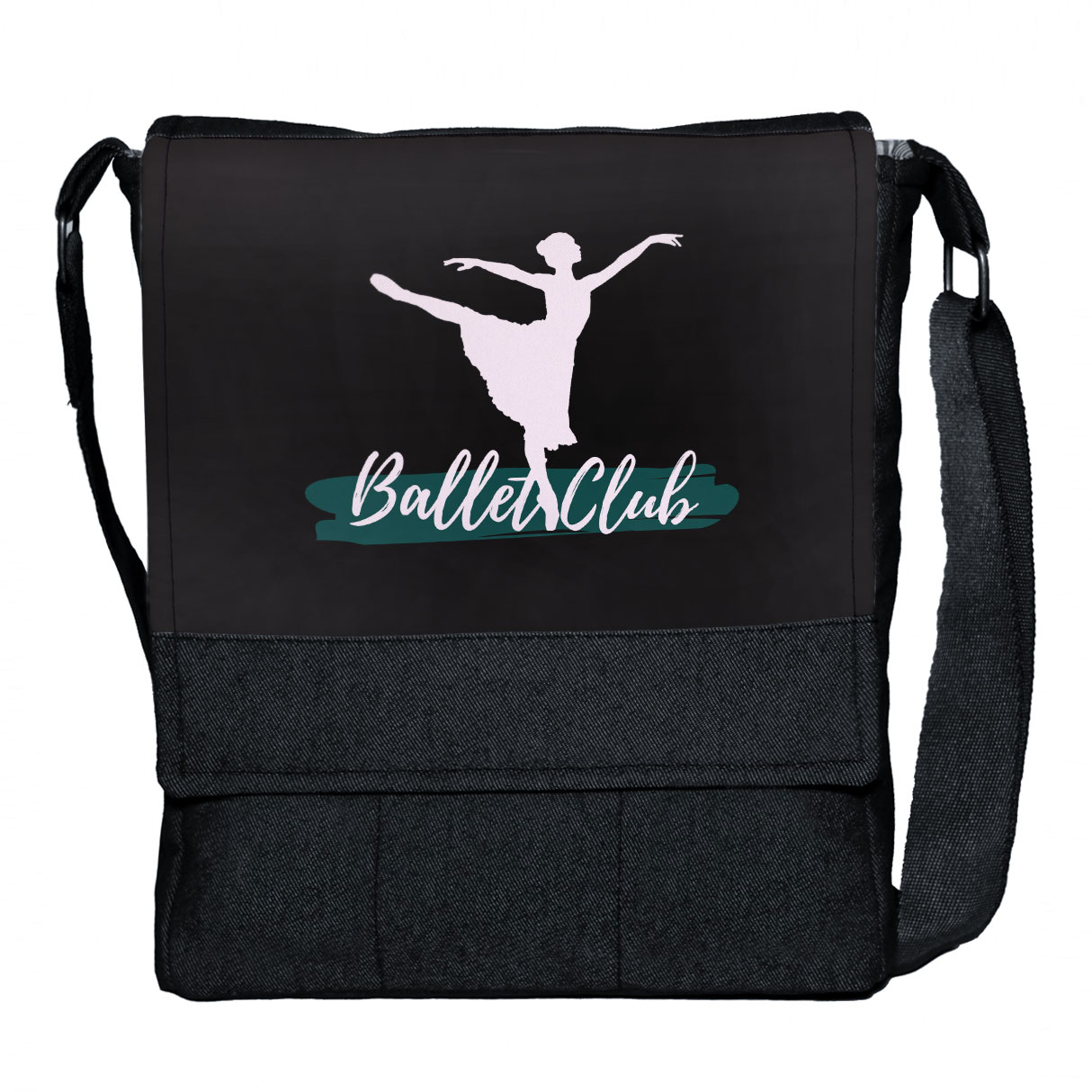 کیف رودوشی دخترانه چی چاپ طرح رقص باله کد Ballet