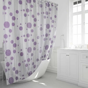 پرده حمام پیسو مدل BZ-24 سایز  180×200 سانتی متر