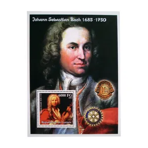 تمبر یادگاری مدل SEBASTIAN BACH کد F-947