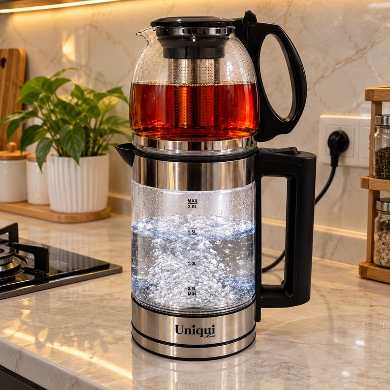 چای‌ساز روی هم یونیک هوم مدل CZ-B588B