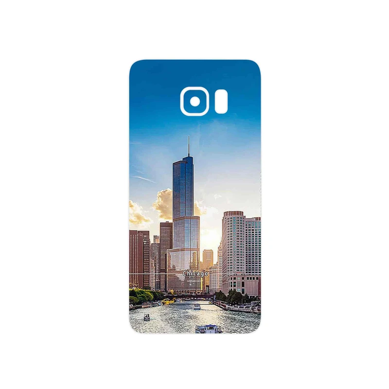 برچسب پوششی ماهوت مدل City of Chicago مناسب برای گوشی موبایل سامسونگ Galaxy S6 Edge