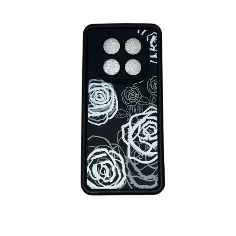 کاور طرح سوکول مدل گل رز کد 65656 مناسب برای گوشی موبایل شیائومی Redmi Note 14 4G