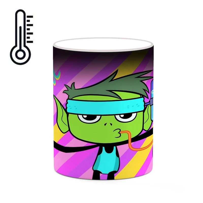 ماگ حرارتی کاکتی مدل Beast Boy کد mgh37997