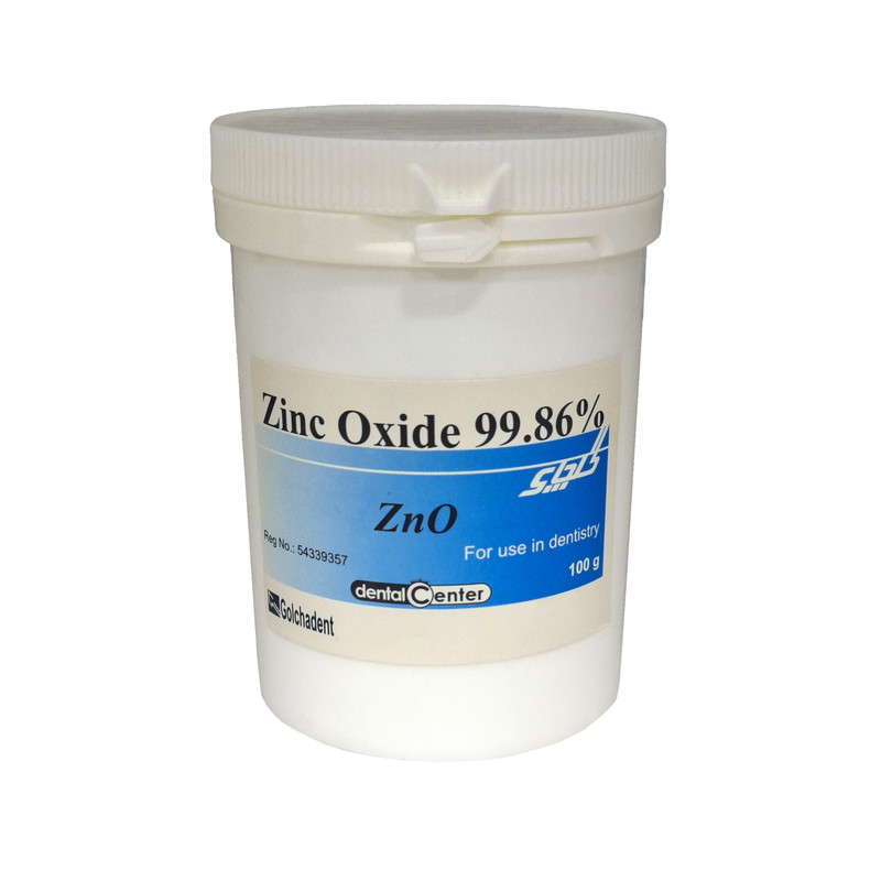 پودر زینک اکساید گلچای مدل 01 وزن 100 گرم پودر زینک اکساید گلچای مدل 01 وزن 100 گرم