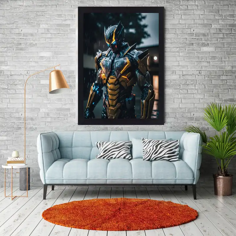 تابلو نوری گیم دکور طرح بازی کامپیوتری مدل game14