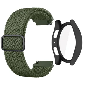 Akuara band model Woven BK-GRD suitable for Samsung Galaxy Watch 4/5 40mm smartwatch with cover