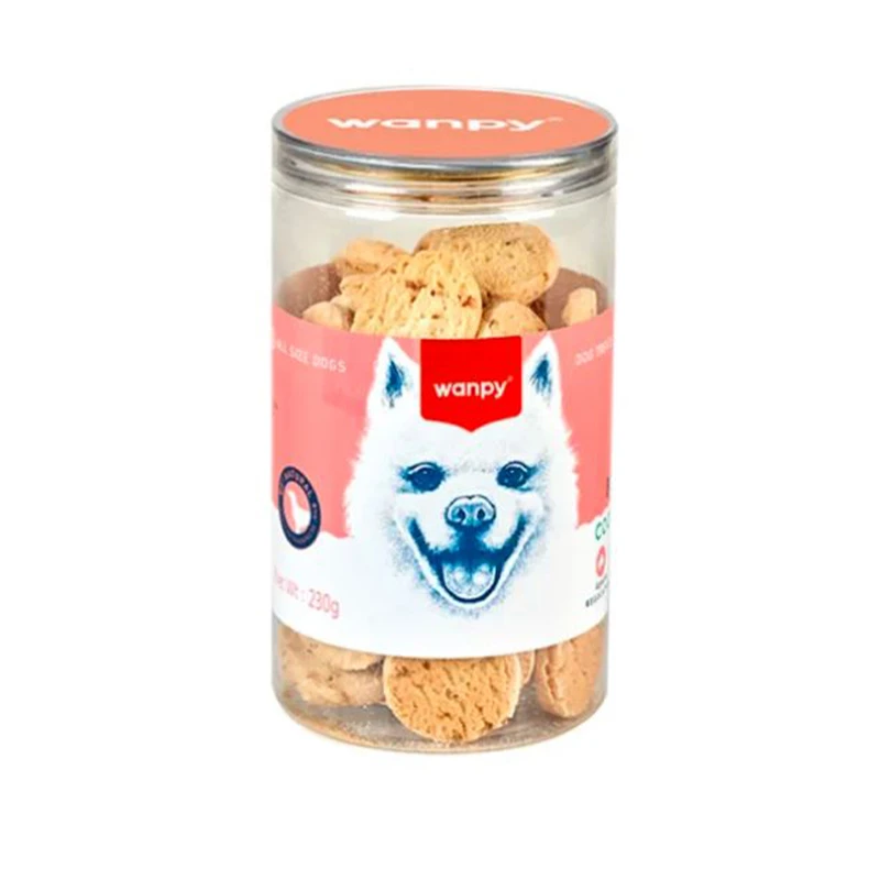 تشویقی سگ ونپی مدل Cookies Apple طعم میوه‌ای وزن 230 گرم