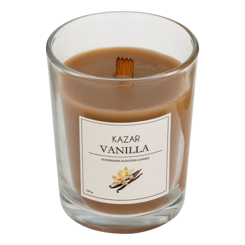 شمع دست ساز کاذر مدل لیوانی VANILLA