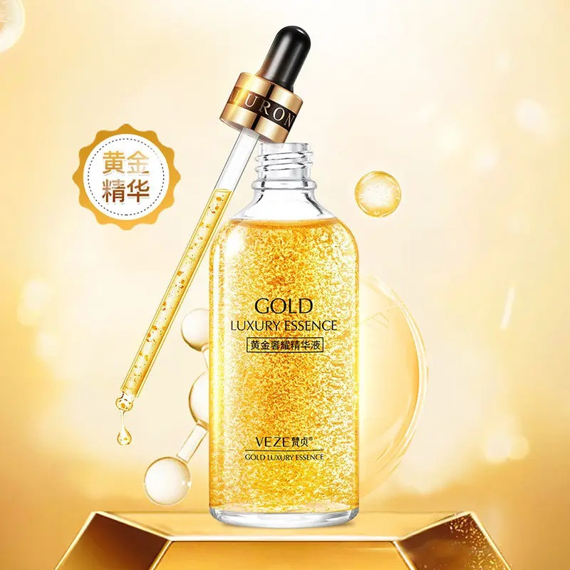 سرم ضد چروک وزه مدل Gold Luxury  حجم 100 میلی لیتر