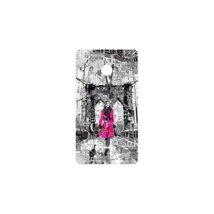 MAHOOT Collage of Catwalk Bridge Cover Sticker for Microsoft Lumia 532