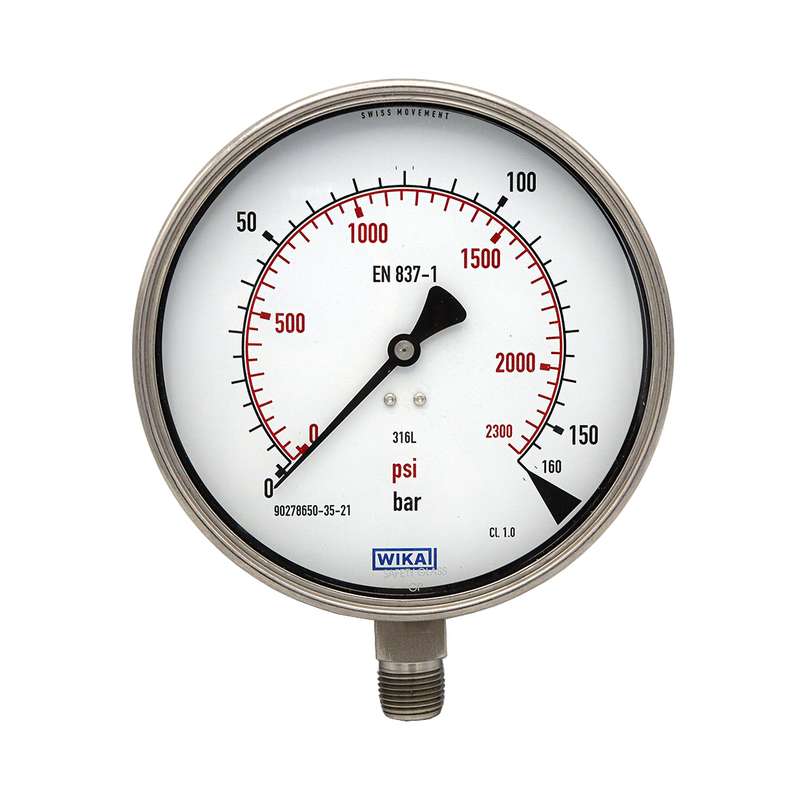 گیج فشار ویکا مدل 232.50.63.160bar گیج فشار ویکا مدل 232.50.63.160bar